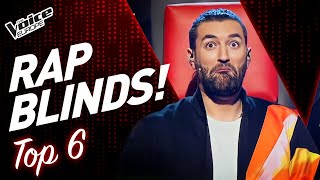 Most INSANE RAP and Hip Hop Blind Auditions on The Voice  TOP 6 [upl. by Smaj]