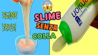 5 SLIME SENZA COLLA con RICETTE SUGGERITE DA VOI SLIME TEST Iolanda sweets [upl. by Lien]