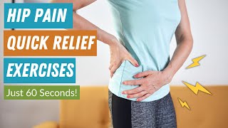 Stop Hip Pain from Slowing You Down Try This Exercise [upl. by Aratnahs]