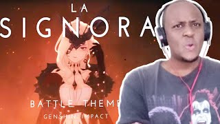 Genshin Impact Reaction  LA SIGNORA THEME All Phases  Genshin Impact OST [upl. by Neelsaj772]