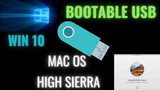 HOW TO MAKE A BOOTABLE MAC OSX HIGH SIERRA WIN 10  2023 GUIDE  READ DESCRIPTION 12 [upl. by Atnod]