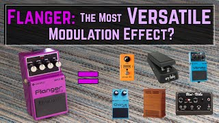 How To Get 6 Modulation Effects From a Basic Flanger Pedal Like The Boss BF2 [upl. by Amahcen648]