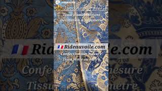 Jacquard luxury interior upholstery fabrics French inspiration home residencial decoration embroider [upl. by Oigile]