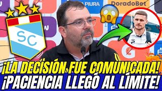 🔴💥ANUNCIO DECISIÓN BORRADO DEL SPORTING CRISTAL NO LO EL SOPORTAR MÁS SPORTING CRISTAL HOY [upl. by Yerfej556]