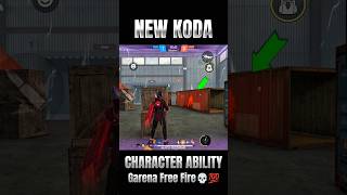 NEW KODA CHARACTER ABILITY💀 Gerana free fire freefire newkodacharacter shorts [upl. by Lonne810]