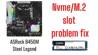 What to do if nvmem2 sata SSD is not showing up in your ASRock B450M steel legend motherboard [upl. by Coridon616]