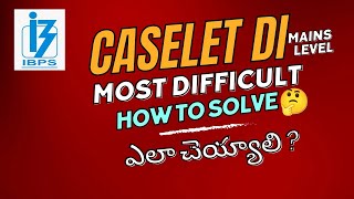 how to solve caselet DI for bank exams arithmeticstrategy ibps [upl. by Ameluz]