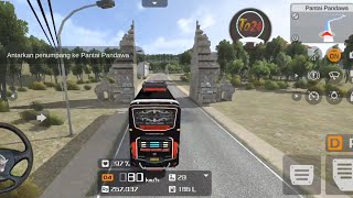 BUS PARIWISATA PANTAI PANDAWA BALI  BUS SIMULATOR INDONESIA [upl. by Ahtera118]