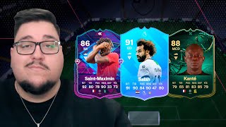 SALAH 91 POTM KANTÉ 88 EVO amp SAINT MAXIMIN 86 FLASHBACK REVIEW  EA FC 24 ULTIMATE TEAM [upl. by Lodmilla]