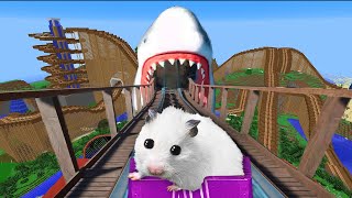 Hamster on Crazy Roller Coaster 🐹 Hamster Escapes in Real Life [upl. by Vanny432]