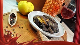 Куриная печень с айвой и с грузинскими нотками  Как вкусно приготовить печень [upl. by Priebe]