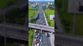 🔥 DRONE AERIAL VIEW OF NLEX with TILTSHIFT EFFECT viralvideo djimini4pro drone [upl. by Burdett885]