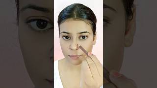 Viral nose contour hack 😱shortsyoutubeshortstreandinghackscontourviralmakeuphackhack [upl. by Euqinor]