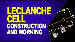 Leclanche Cell Construction and Working of Leclanche Cell [upl. by Aikenahs]