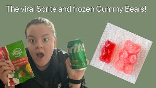 I made the sprite ￼viral frozen Gummy Bears [upl. by Whetstone251]