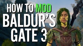 How To EASILY Install Mods  Baldurs Gate 3 [upl. by Anana66]