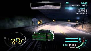 Need For Speed Carbon  Defensive Race 5  Devils Creek Pass Canyon Sprint [upl. by Arikaahs]