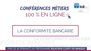 FILIÈRE BANQUEASSURANCECONSEIL  Conférence « La conformité bancaire » [upl. by Nared]