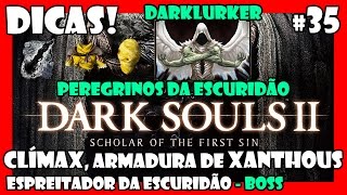 Dark Souls 2 SOTFS Dicas 35  Sortilégio CLÍMAX e Armadura de Xanthous Peregrinos da Escuridão [upl. by Chappie93]