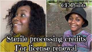 Detailed illustration on how to get free CE’s for sterile processing license renewal [upl. by Kyre388]