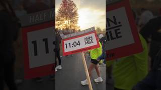 My 1st time pacing for a half marathon  Hot Cider Hustle Half Marathon running halfmarathon [upl. by Aemat855]