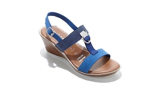 Italian Shoemakers Inga Slingback Wedge Sandal [upl. by Anig174]