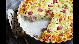 Recette de QUICHE  Jambon fromage [upl. by Anyt]