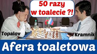 SZACHY 250 Afera toaletowa Kramnik vs Topalov 2006 Kramnik lepszy od Waszczuk  50 razy w toalecie [upl. by Eanal]