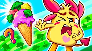 Do you like Ice Cream Broccoli Song 🍧🥦 Nursery Rhymes and Kids Songs by Fluffy Friends [upl. by Vadnee]