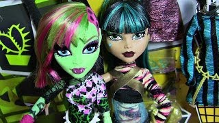 MONSTER HIGH I LOVE FASHION VENUS MCFLYTRAP amp CLEO DE NILE REVIEW VIDEO D [upl. by Notyrb]