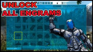 Ark Engrams Command  Unlock ALL ENGRAMS No Bosses Needed [upl. by Yborian]