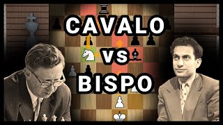 SMYSLOV vs TAL Como vencer o FINAL de CAVALO contra BISPO  Clássicos do Xadrez [upl. by Annibo]