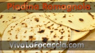 La Ricetta della Piadina Romagnola [upl. by Ttessil720]