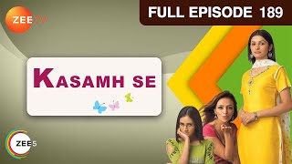 क्या कहा Pia से Jai ने  Kasamh Se  Episode 189  Zee TV [upl. by Nirrat]