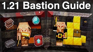 NEW Ultimate Minecraft Bastion Guide 121  Find Treasure Bastion Kill Piglin Brutes and More [upl. by Llenyaj]