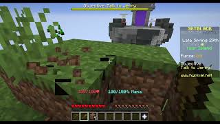 The Minecraft Hypixel Skyblocks Beginners Experience Kinda Hypixel Skyblock Episode 1 [upl. by Cuda]