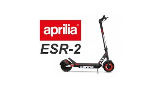 Monopattino elettrico Aprilia ESR2  Unboxing e Assemblaggio  Bikeandmobit [upl. by Elizabet741]