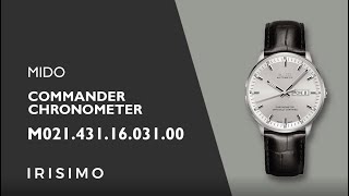 MIDO COMMANDER CHRONOMETER M0214311603100  IRISIMO [upl. by Pulling234]