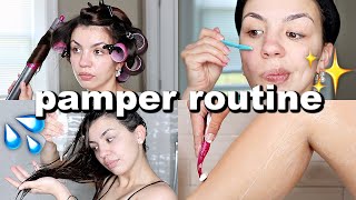 MY PAMPER ROUTINE 2022  Shower Routine Skin Care Hair Care amp Hygiene [upl. by Witherspoon]