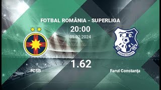 FCSB vs FC Farul Constanța  Superliga  05022024  COMENTARIU LIVE [upl. by Enibas484]