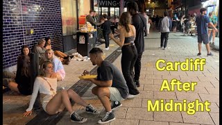 Cardiff After Saturday Midnight 2  UK Nightlife  England Nightlife [upl. by Nevaj]