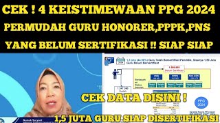 KABAR BAHAGIA  4 INFO RESMI KHUSUS UNTUK GURU HONORERPPPKPNS YANG BELUM SERTIFIKASI [upl. by Vaenfila]