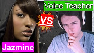 Jazmine Sullivan Tiny Desk voice teacher reaction [upl. by Drawd]