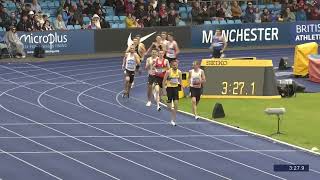 Mens 1500m Final  UK Champs 2024 [upl. by Lua605]