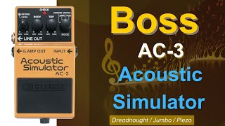 Boss AC 3 Acoustic Simulator [upl. by Yruy]