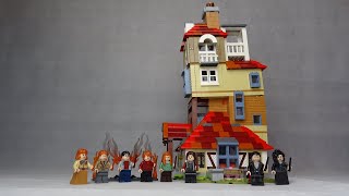 Lets Build Lego Harry Potter Attack on the Burrow 75980 [upl. by Nannerb380]