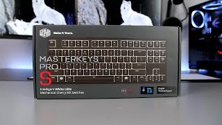 Cooler Master MasterKeys Pro S  Best White LED Keyboard [upl. by Essirehc841]