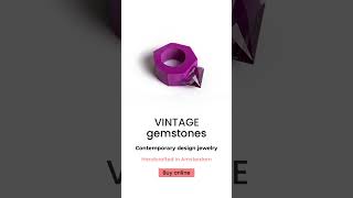 Vintage gemstones in contemporary design rings Handmade unique rings Sustainable fashion By O’Gem [upl. by Yim]