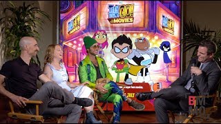 Scott Menville Hynden Walch amp Greg Cipes Interview  Teen Titans Go To the Movies [upl. by Mavra677]