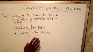 Congestive cardiac failure 1 Raymond Friday muwowo [upl. by Enneiluj]